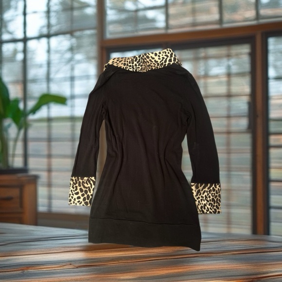 Joseph Ribkoff Animal Print sweater dress - Picture 2 of 3